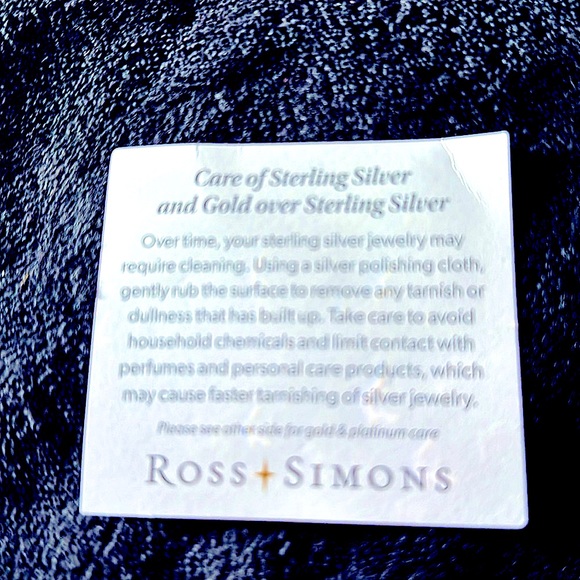 FIVE ROSS AND SIMMONS 18K GOLD OVER STERLING - Picture 8 of 8